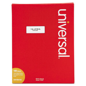 2-5/8 x 1; Address; All Purpose Labels; All-Purpose; Label; Labels; Laser Printer; Laser Printer Labels; Mailing; Permanent; Printer Label; Self-Adhesive Labels; White; Identifications; Classifications; Stickers; Shipping; Receiving; Mailrooms; Universal; ELI26003; BSN21050