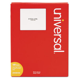 3-1/3 x 4; Address; All Purpose Labels; All-Purpose; Label; Labels; Laser Printer; Laser Printer Labels; Mailing; Permanent; Printer Label; Self-Adhesive Labels; White; Identifications; Classifications; Stickers; Shipping; Receiving; Mailrooms; Universal; ELI26011; BSN21052