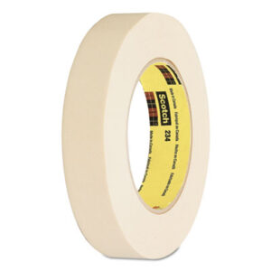 (MMM23412)MMM 23412 – General Purpose Masking Tape 234, 3" Core, 12 mm x 55 m, Tan by 3M/COMMERCIAL TAPE DIV. (1/RL)