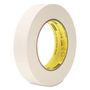 (MMM2561)MMM 2561 – Printable Flatback Paper Tape, 3" Core, 1" x 60 yds, White by 3M/COMMERCIAL TAPE DIV. (1/RL)