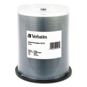 Verbatim® Inkjet Printable CD-R; Media; Data; Storage; Archiving; Computers; Discs