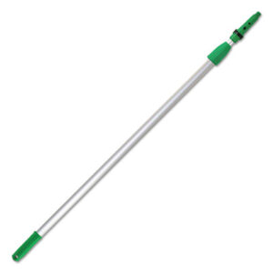 (UNGEZ120)UNG EZ120 – Opti-Loc Extension Pole, 4 ft, Two Sections, Green/Silver by UNGER (1/EA)
