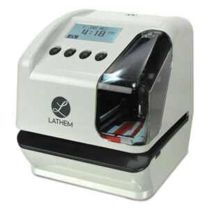 Lathem® Time; LATHEM TIME CORPORATION; Time Clocks; Time-Recorders; Hours-Tracking; Employees; Management; Tracker