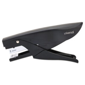 (UNV43108)UNV 43108 – Deluxe Plier Stapler, 20-Sheet Capacity, 0.25" Staples, 1.75" Throat, Black by UNIVERSAL OFFICE PRODUCTS (1/EA)