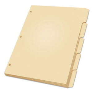 Dividers; Index; Index Dividers; 5 Tab; Five Tab; Oxford; Recordkeeping; Filing; Systems; Cataloging; Classification