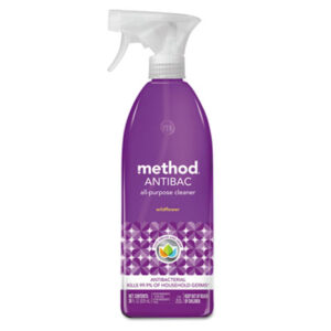 (MTH01454)MTH 01454 – Antibac All-Purpose Cleaner, Wildflower, 28 oz Spray Bottle, 8/Carton by METHOD PRODUCTS INC. (8/CT)