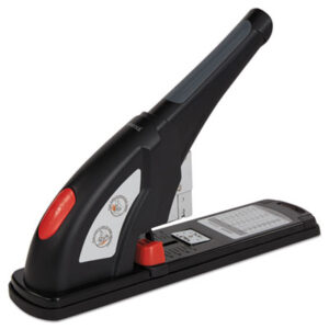 (UNV43048)UNV 43048 – Heavy-Duty Stapler, 200-Sheet Capacity, Black/Graphite/Red by UNIVERSAL OFFICE PRODUCTS (1/EA)