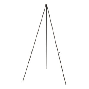(UNV43029)UNV 43029 – Instant Setup Foldaway Easel, Adjusts 15" to 61" High, Steel, Black by UNIVERSAL OFFICE PRODUCTS (1/EA)