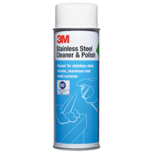 (MMM14002)MMM 14002 – Stainless Steel Cleaner and Polish, Lime Scent, Foam, 21 oz Aerosol Spray, 12/Carton by 3M/COMMERCIAL TAPE DIV. (12/CT)