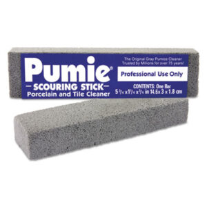 Cleaning Supplies; PUMIE; Scouring Stick; Scrubbers & Sponges; Cleaning; Cleansing; Kitchens; Bathrooms; Janitorial; Jan/San; Steel; Wool