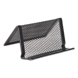 Business Card Holder; Card Holder; Coordinating; Black; Metal; Mesh; SPR90202