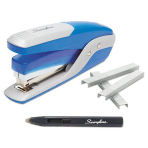 (SWI64584)SWI 64584 – Quick Touch Stapler Value Pack, 28-Sheet Capacity, Blue/Silver by ACCO BRANDS, INC. (1/EA)