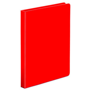 (UNV30403)UNV 30403 – Economy Non-View Round Ring Binder, 3 Rings, 0.5" Capacity, 11 x 8.5, Red by UNIVERSAL OFFICE PRODUCTS (1/EA)