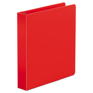 (UNV33403)UNV 33403 – Economy Non-View Round Ring Binder, 3 Rings, 1.5" Capacity, 11 x 8.5, Red by UNIVERSAL OFFICE PRODUCTS (1/EA)