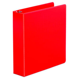 (UNV34403)UNV 34403 – Economy Non-View Round Ring Binder, 3 Rings, 2" Capacity, 11 x 8.5, Red by UNIVERSAL OFFICE PRODUCTS (1/EA)