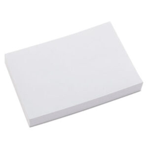 (UNV47220)UNV 47220 – Unruled Index Cards, 4 x 6, White, 100/Pack by UNIVERSAL OFFICE PRODUCTS (100/PK)