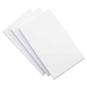 (UNV47240)UNV 47240 – Unruled Index Cards, 5 x 8, White, 100/Pack by UNIVERSAL OFFICE PRODUCTS (100/PK)