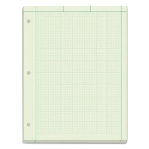 8 1/2 x 11; Cross-Section Pads; Engineering Computation Pad; Green; TOPS; Tablets; Booklets; Schools; Education; Classrooms; Students