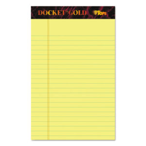 20-lb. Paper; 5 x 8 Size; Canary; Docket Pad; Heavyweight; Legal; Legal Pad; Legal Rule; Note; Note Pad; Notebook; Pad; Pads; Perforated; Ruled; Ruled Pad; TOPS; Writing; Writing Pad; Tablets; Booklets; Schools; Education; Classrooms; Students