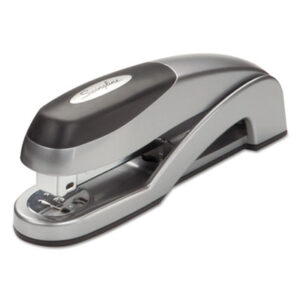 (SWI87801)SWI 87801 – Optima Full Strip Desk Stapler, 25-Sheet Capacity, Silver by ACCO BRANDS, INC. (1/EA)
