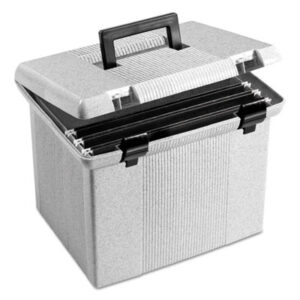 ESSELTE OXFORD; File Box; Files; Granite; Hanging File Folder; Hanging File Organizer; Hanging Folder; Home; Letter Size; OXFORD; Personal; Portable Files; Portafile; Tote File; Storage File Box; Containers; Cartons; Cases; Crates; Storage Boxes; File Boxes