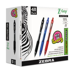 Ballpoint Pen; Retractable; Z-Grip; Zebra