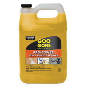 Pro-Power; Gum; Goo; Gooey; Adhesive; Sticky; Maintenance; Facilities; Upkeep; Restroom; Kitchen; Cleansers