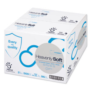 (SOD410001)SOD 410001 – Heavenly Soft Toilet Tissue, Septic Safe, 2-Ply, White. 4.1" x 146 ft, 500 Sheets/Roll, 96 Rolls/Carton by SOFIDEL AMERICA (96/CT)
