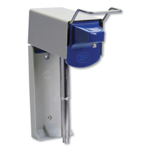 (ZPE600101)ZPE 600101 – Heavy Duty Hand Care Wall Mount System, 1 gal, 5 x 4 x 14, Silver/Blue by ZEP INC. (1/EA)