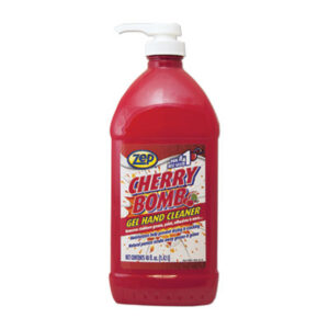 (ZPEZUCBHC484CT)ZPE ZUCBHC484CT – Cherry Bomb Gel Hand Cleaner, Cherry Scent, 48 oz Pump Bottle, 4/Carton by ZEP INC. (4/CT)