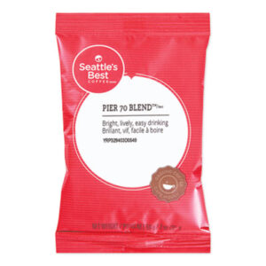 (SEA11008556)SEA 11008556 – Premeasured Coffee Packs, Pier 70 Blend, 2 oz Packet, 18/Box by SEATTLE&apos;S BEST COFFEE, LLC (18/BX)