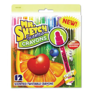 (SAN1951200)SAN 1951200 – Scented Crayons, Assorted, 12/Pack by SANFORD (12/PK)