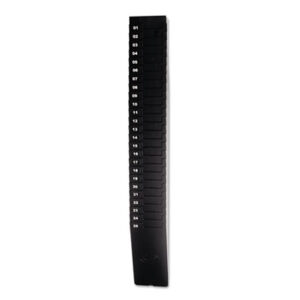 25-Pocket; Black; Expandable; LATHEM TIME; Time Card Rack; Frameworks; Brackets; Storage; Hanging; Organization; Time Clocks