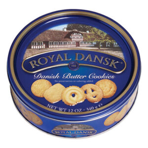 (OFX53005)OFX 53005 – Cookies, Danish Butter, 12 oz Tin by DANSK COOKIE INDUSTRI A/S (1/EA)