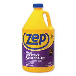 (ZPEZUFSLR128CT)ZPE ZUFSLR128CT – Stain Resistant Floor Sealer, Unscented, 1 gal, 4/Carton by ZEP INC. (4/CT)