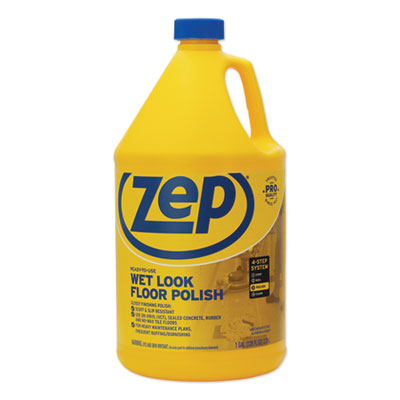 (ZPEZUWLFF128CT)ZPE ZUWLFF128CT – Wet Look Floor Polish, 1 gal, 4/Carton by ZEP INC. (4/CT)