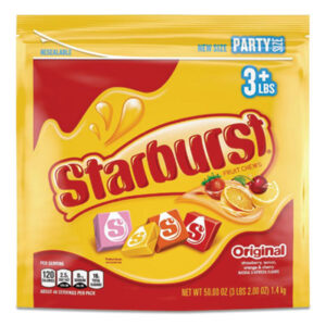 Starburst Original Fruit Chews; Strawberry; Orange; Cherry; Lemon; Fruit Flavored Chewy Candy; Breakrooms; Kitchens; Nutrition; Nourishment; Vittles; Snacks