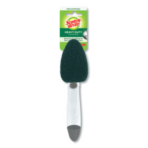 Dishwand; Heavy-Duty Soap Dispensing Dishwand; Scrubber Sponge; Cleaning; Cleansing; Kitchens; Bathrooms; Janitorial; Jan/San; Steel; Wool