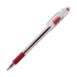 PENTEL; RSVP; R.S.V.P.; Pens; Stick Ballpoint; Stick Ballpoint Pen; Ballpoint; Ball Point; Red Ink; BK91; Retractable; Writing; Instruments; Utensils; Inkers; Schools; Education; Students