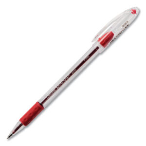 PENTEL; RSVP; R.S.V.P.; Pens; Stick Ballpoint; Stick Ballpoint Pen; Ballpoint; Ball Point; Red ink; BK90; Writing; Instruments; Utensils; Inkers; Schools; Education; Students