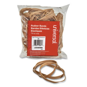 1/4-lb. Box; Band; Bands; Rubber Band; Rubber Bands; Size 64; UNIVERSAL; Rubberband; Rubberbands; Elastic; Loops; Gum Lackeys; Laggies; Lackas; Mailrooms; Laggy; SPR6414LB