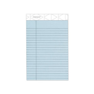 5 x 8 Size; Blue; Jr. Legal Rule; Legal; Legal Pad; Note; Note Pads; Notebook; Pad; Pads; Perforated; Prism Plus; Ruled; Ruled Pad; TOPS; Writing; Writing Pad; Tablets; Booklets; Schools; Education; Classrooms; Students