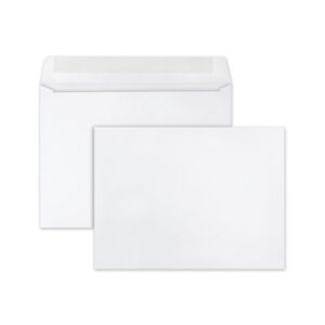 9 x 12; Booklet; Booklet Envelope; Envelope; Envelopes; Gummed; Mailer; QUALITY PARK; White; Posts; Letters; Packages; Mailrooms; Shipping; Receiving; Stationery