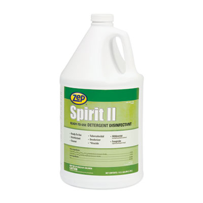 (ZPP67923)ZPP 67923 – Spirit II Ready-to-Use Disinfectant, Citrus Scent, 1 gal Bottle, 4/Carton by ZEP INC. (4/CT)