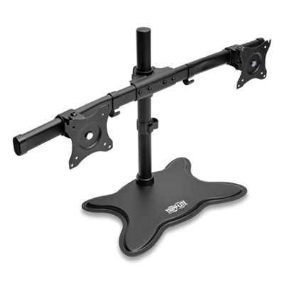 (TRPDDR1327SDD)TRP DDR1327SDD – Dual Desktop Monitor Stand, For 13" to 27" Monitors, 31.69" x 10" x 18.11", Black, Supports 26 lb by TRIPPLITE (1/EA)