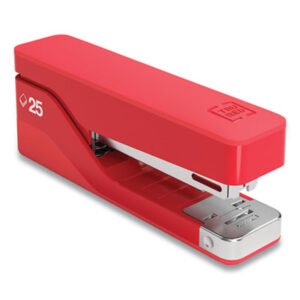 (TUD24418162)TUD 24418162 – Desktop Aluminum Stapler, 25-Sheet Capacity, Red by TRU RED (1/EA)