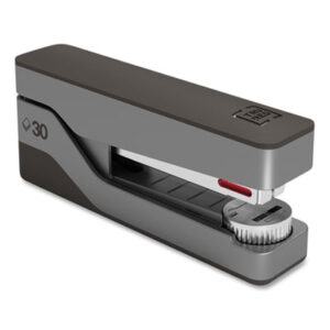 (TUD24418186)TUD 24418186 – Premium Desktop Half Strip Stapler, 30-Sheet Capacity, Gray/Black by TRU RED (1/EA)