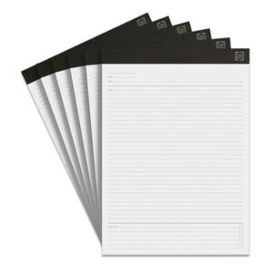 (TUD24419927)TUD 24419927 – Notepads, Meeting-Minutes/Notes Format, 50 White 8.5 x 11.75 Sheets, 6/Pack by TRU RED (6/PK)
