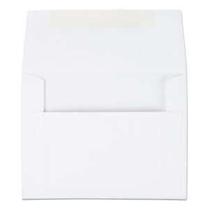 #5-1/2; 24-lb. Sub.; 4-3/8 x 5-3/4; Announcement; Announcement Envelope; Envelope; Envelopes; Invitation; Invitation Envelope; Mailing; QUALITY PARK; White; Posts; Letters; Packages; Mailrooms; Shipping; Receiving; Stationery