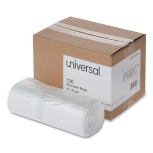 (UNV35946)UNV 35946 – High-Density Shredder Bags, 40-45 gal Capacity, 100/Box by UNIVERSAL OFFICE PRODUCTS (100/BX)